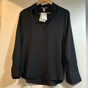 H&M Pointed-collar shirt